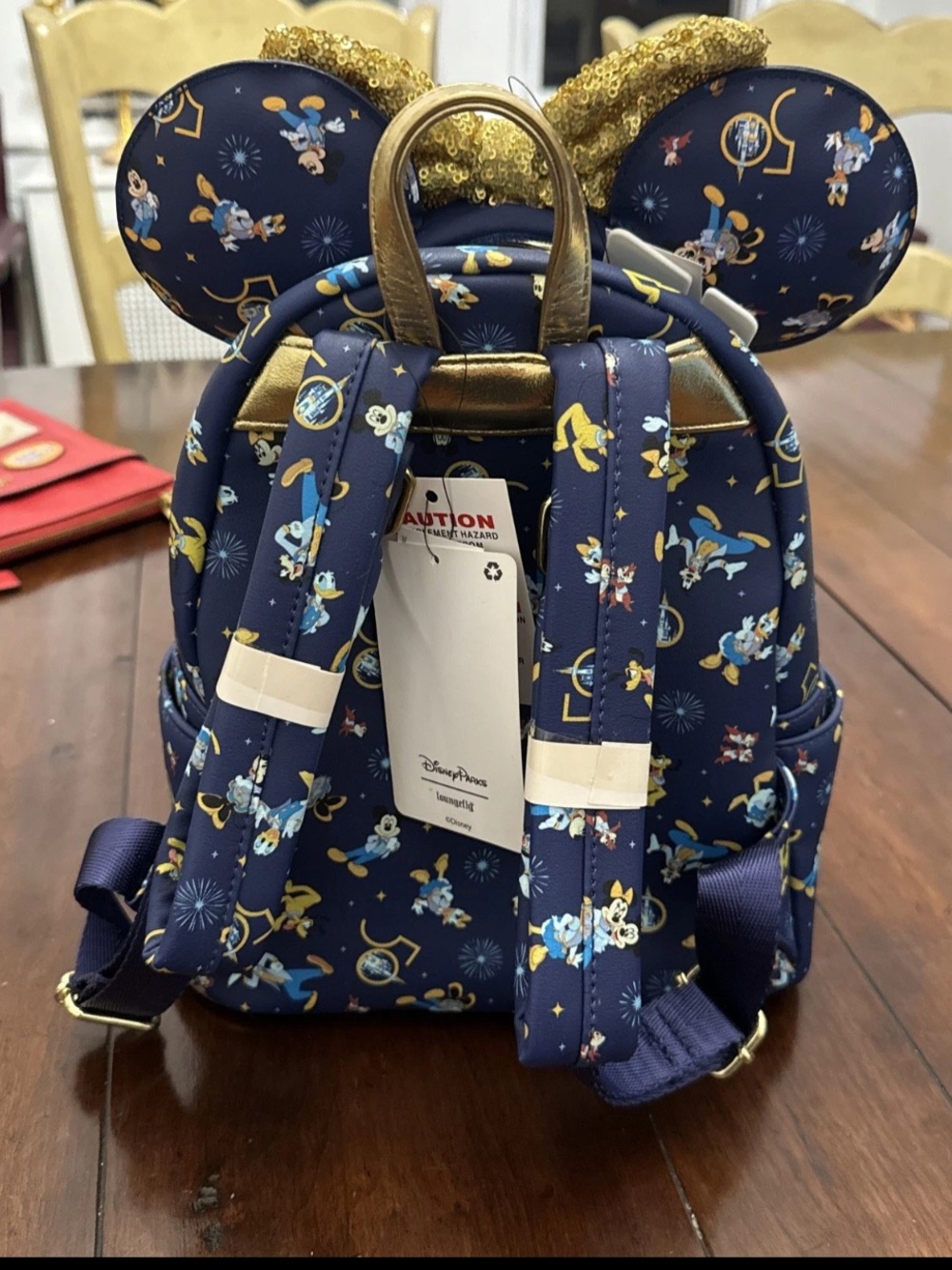 Loungefly x Disney Walt Disney World 50th Anniversary Backpack and Minnie Ears - Picture 3 of 7